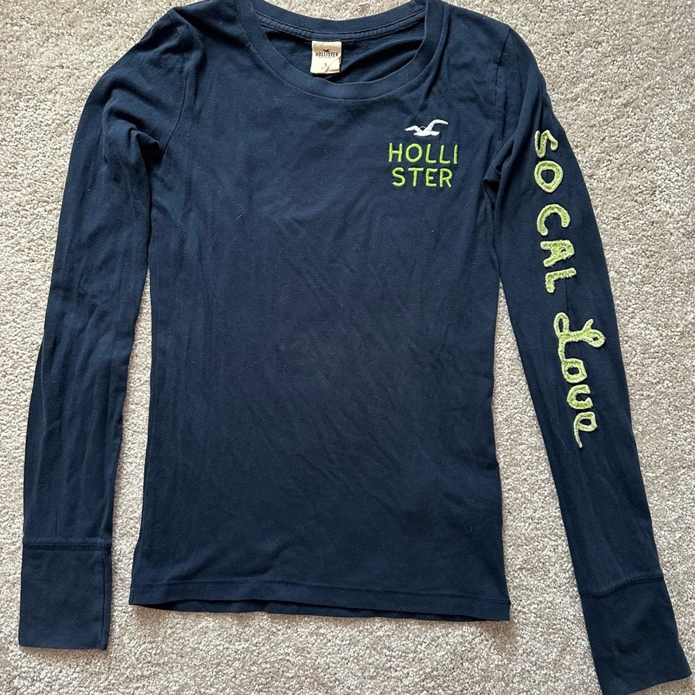 Hollister Small Super Soft Long Sleeve Shirt